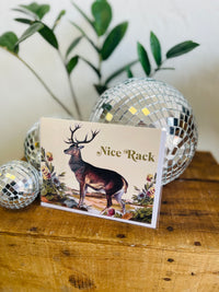 Nice Rack Funny Deer Card