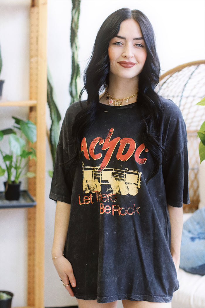 AC/DC Let There Be Rock Oversized Tee