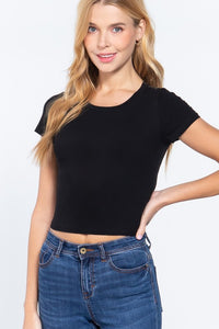 580 Basic Crop Tee