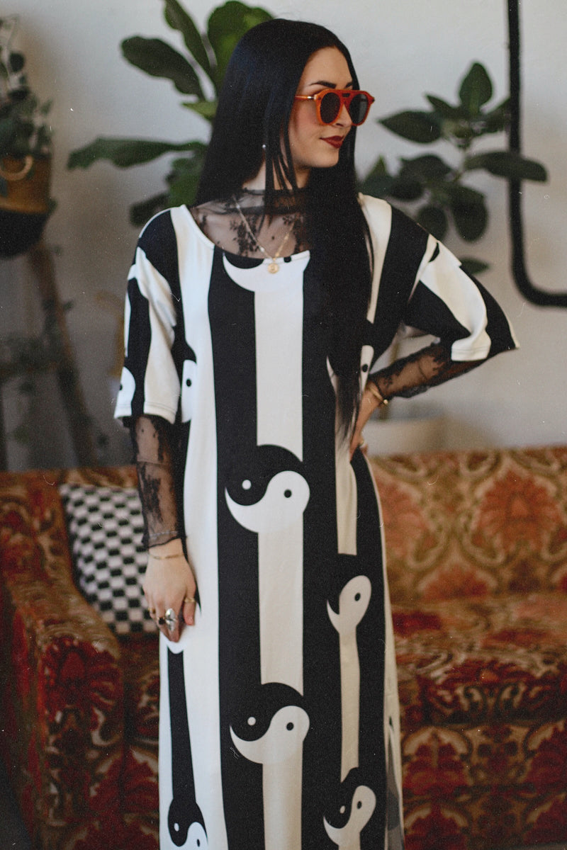 Yin Yang Midi Dress