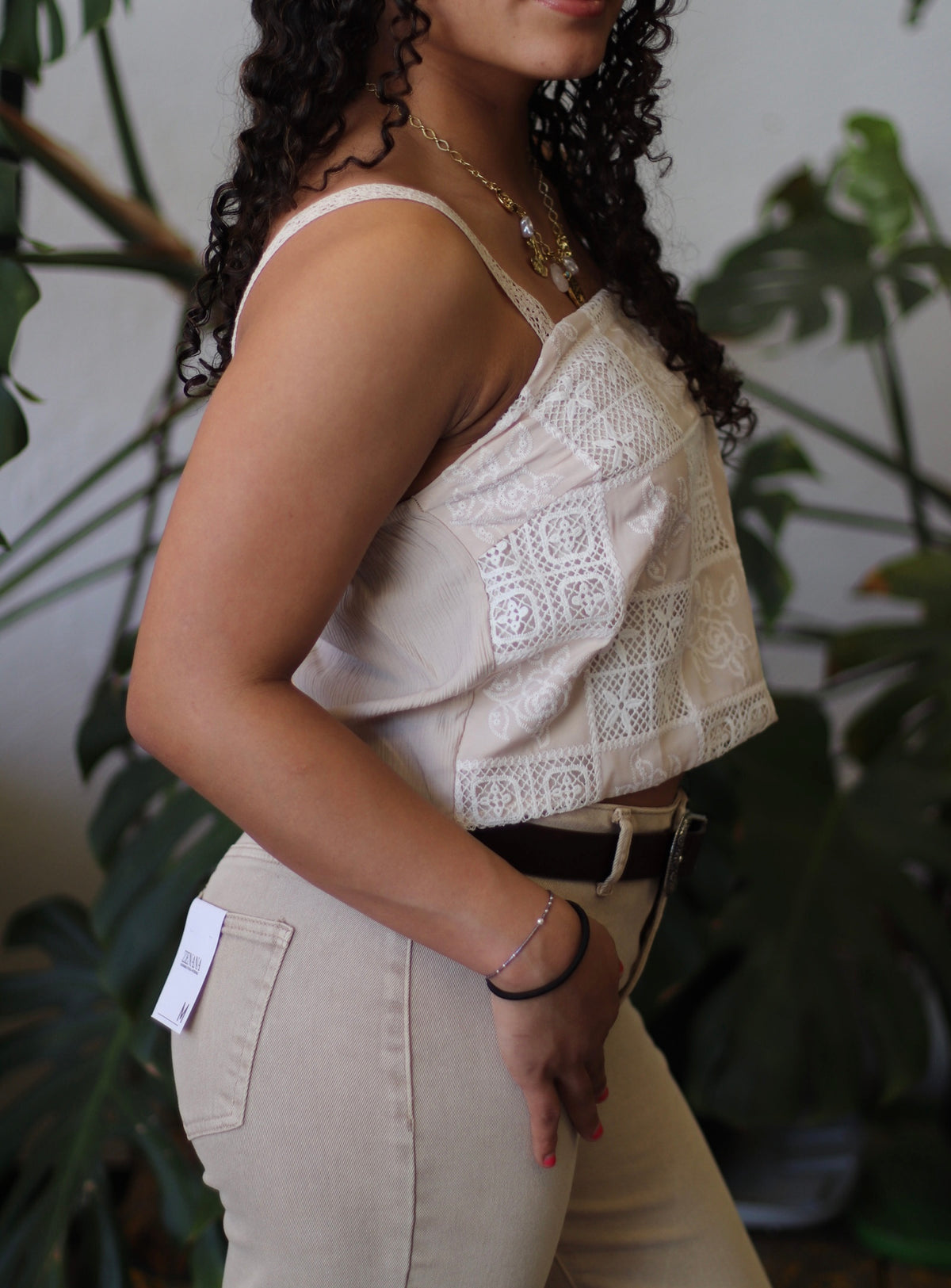 Claire Embroidered Lace Top