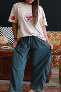 Essential Hunter Green Barrel Sweatpants