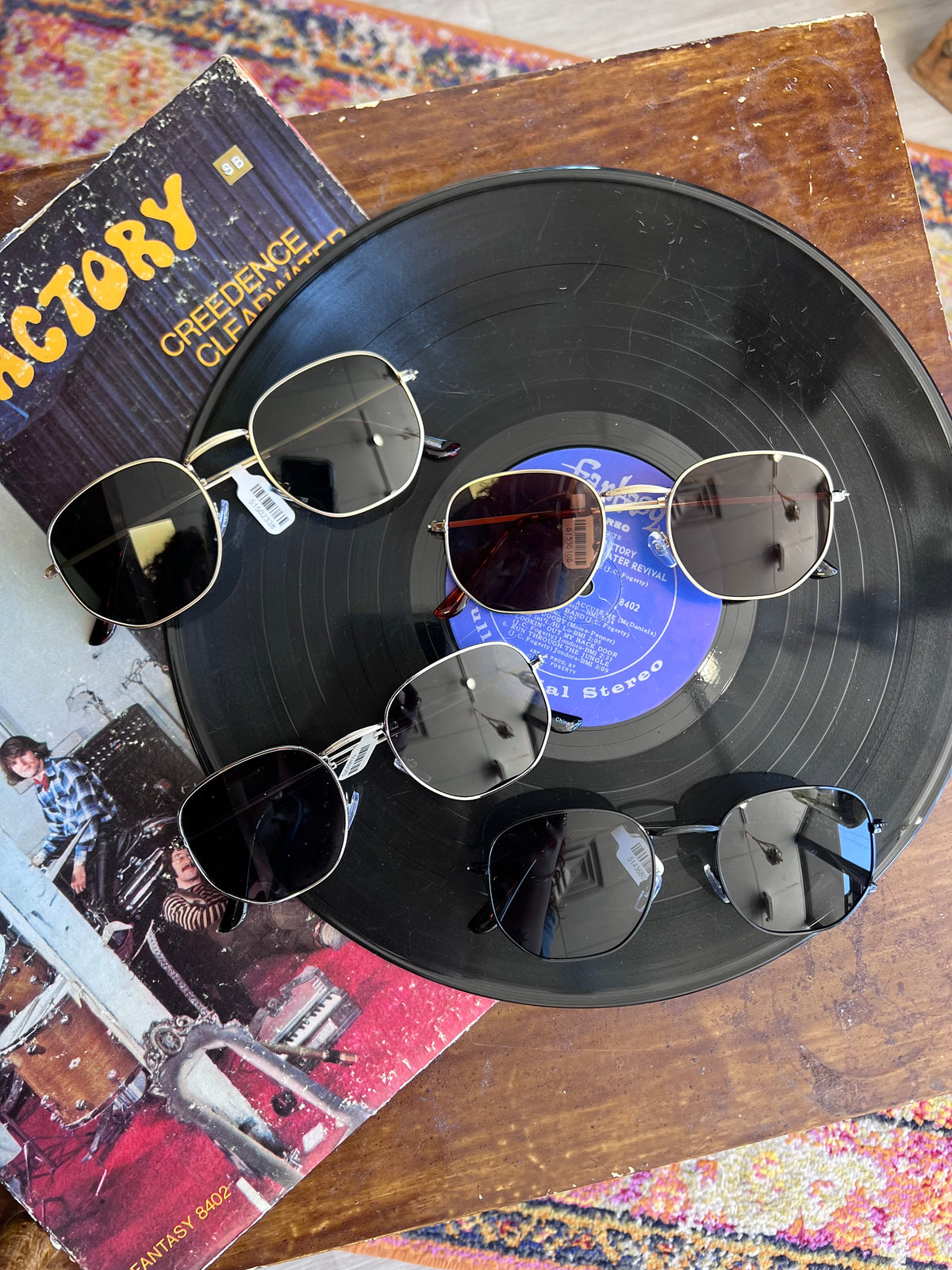 Thin Metallic Frame Fashion Sunglasses