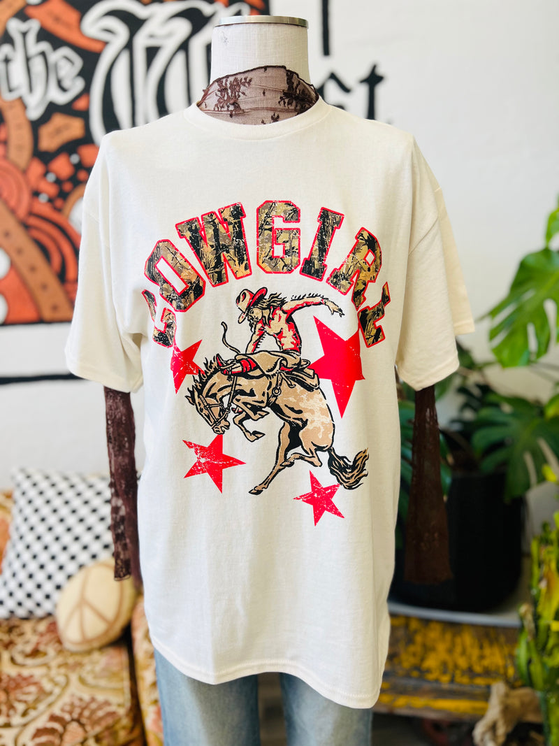 Cowgirl Camo Graphic Tee