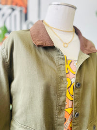 Working Girl Barn Jacket + Olive