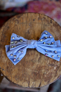 Large Cord Rhinestone Bow