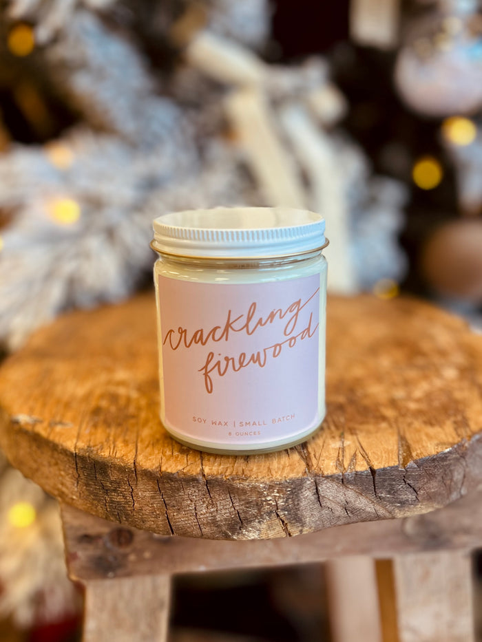 Crackling Firewood Candle 8oz