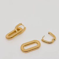 18K Gold Plated Linked Earrings