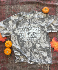 Camo Local Ghosts Bar & Lounge Boxy Cotton T-Shirt