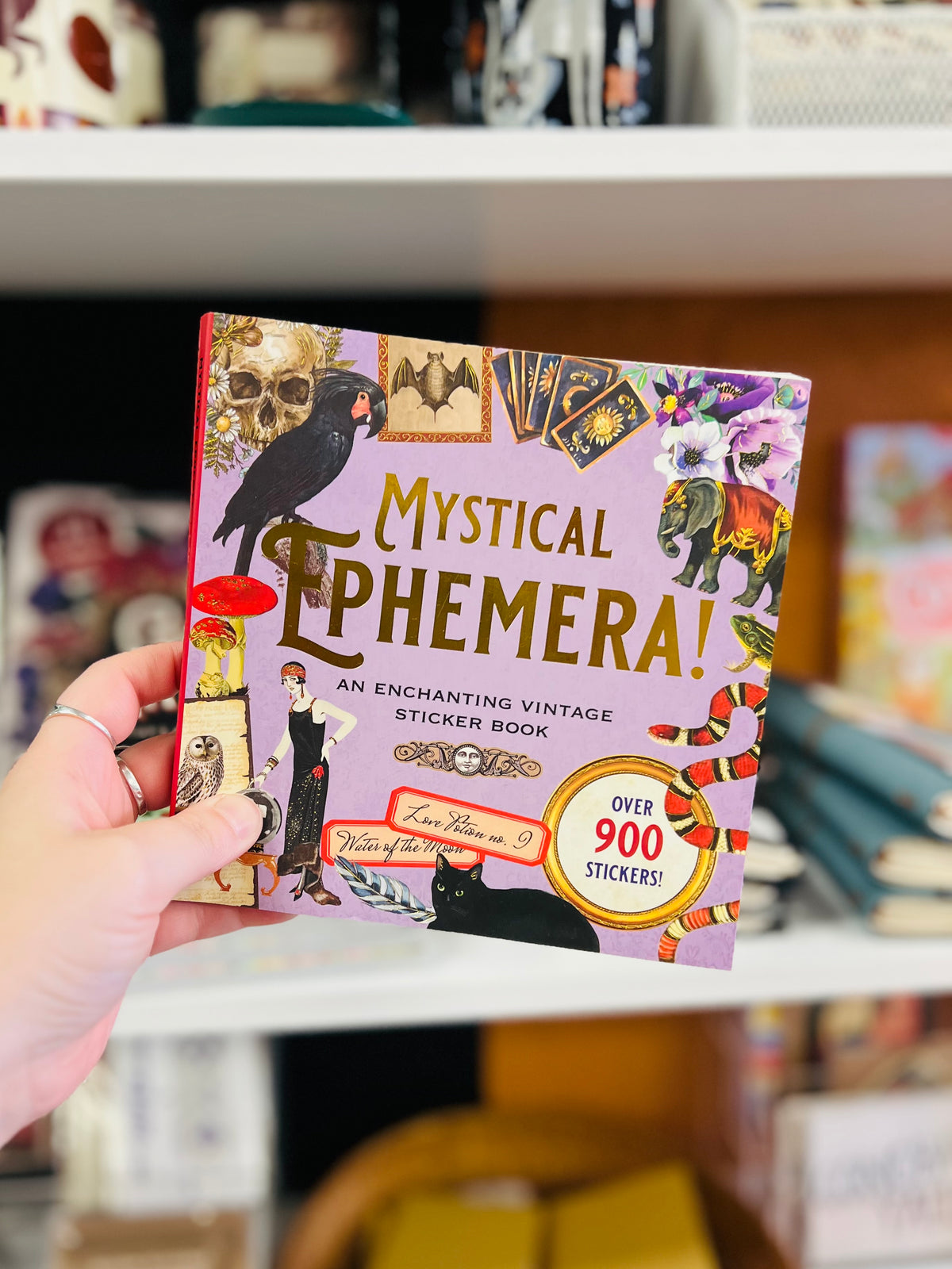 Mystical Ephemera! Vintage Sticker Book
