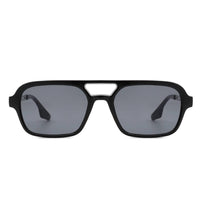 Retro Square Brow-Bar Fashion Aviator Style Sunglasses