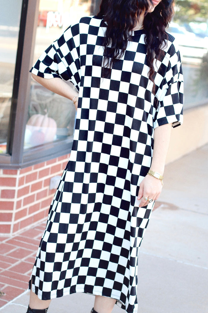 Warped Tour Checkered Dress