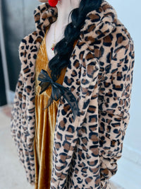 Leopard Moment Fur Coat