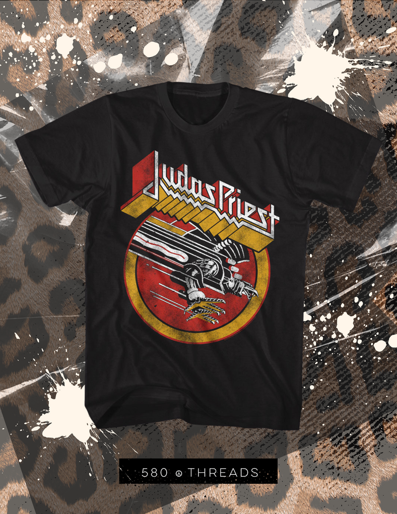 Judas Priest Logo Tee in Black