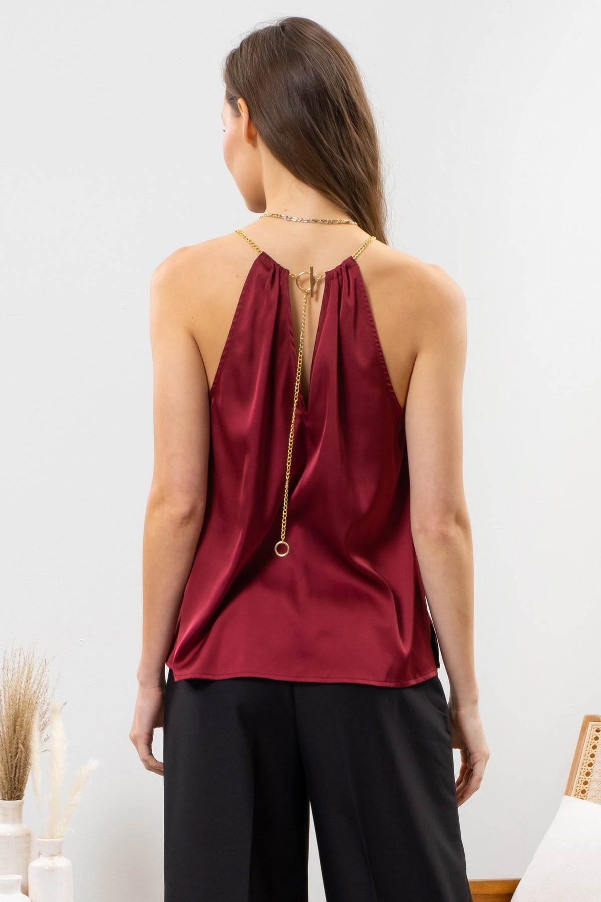 Chained Halter Top - 580 Threads