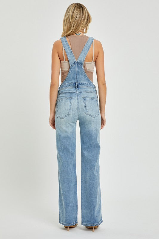 Meg Medium Wash Overall