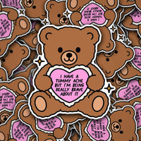 I Have A Tummy Ache Sticker