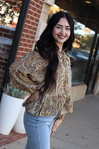 Paisley Flowy Blouse