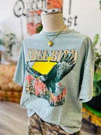Freedom Teal Graphic Tee
