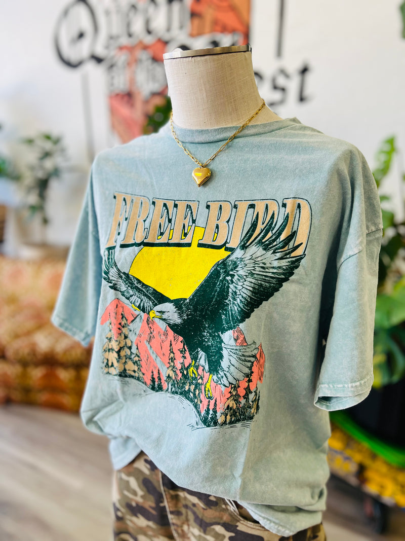 Freedom Teal Graphic Tee