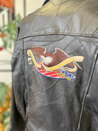 Vault | Leather Biker Jacket L/XL