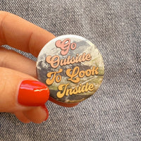 Positivity Button Pins: Take Up Space