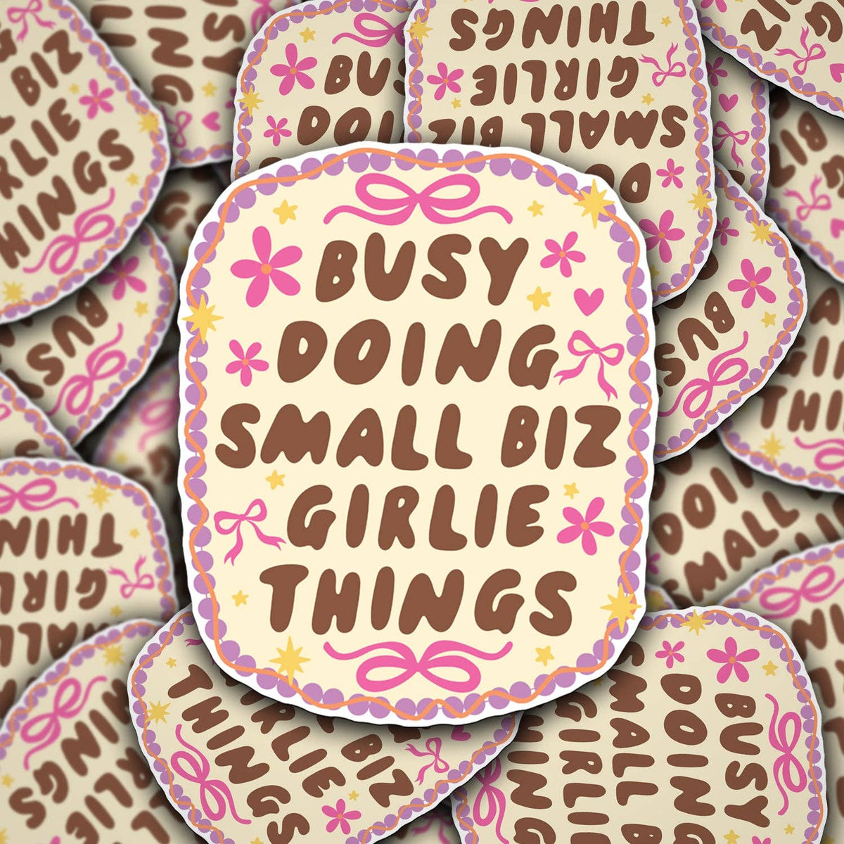 Small Biz Girlie Things Sticker