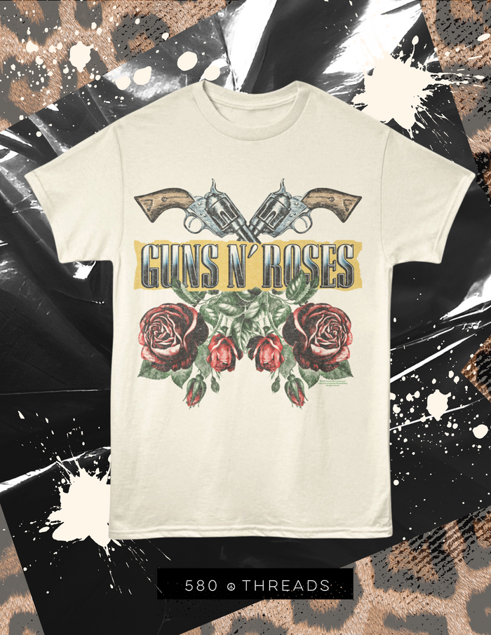 Guns N' Roses Classic Tee in Ivory