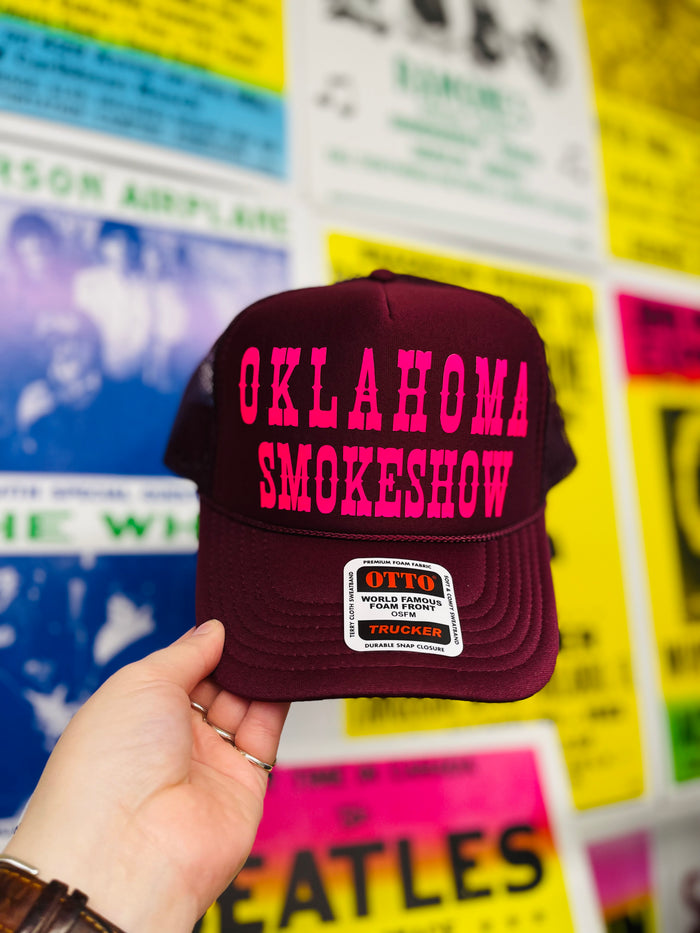 580 Trucker + OK Smokeshow Maroon