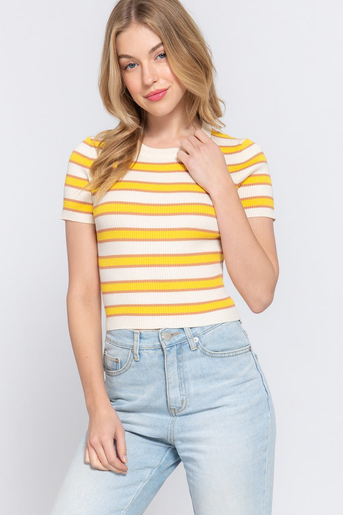 Charli Striped Top (3 COLORS)