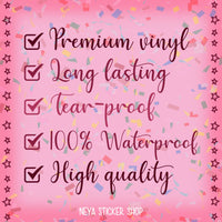 Whoop A*s sticker 3"