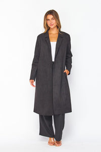 Bethany Trench Coat + Black