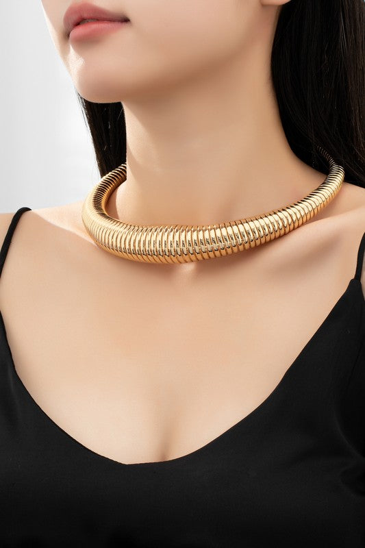 Coil Statement Necklace