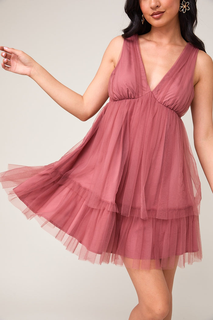 Sugar Plum Mini Dress