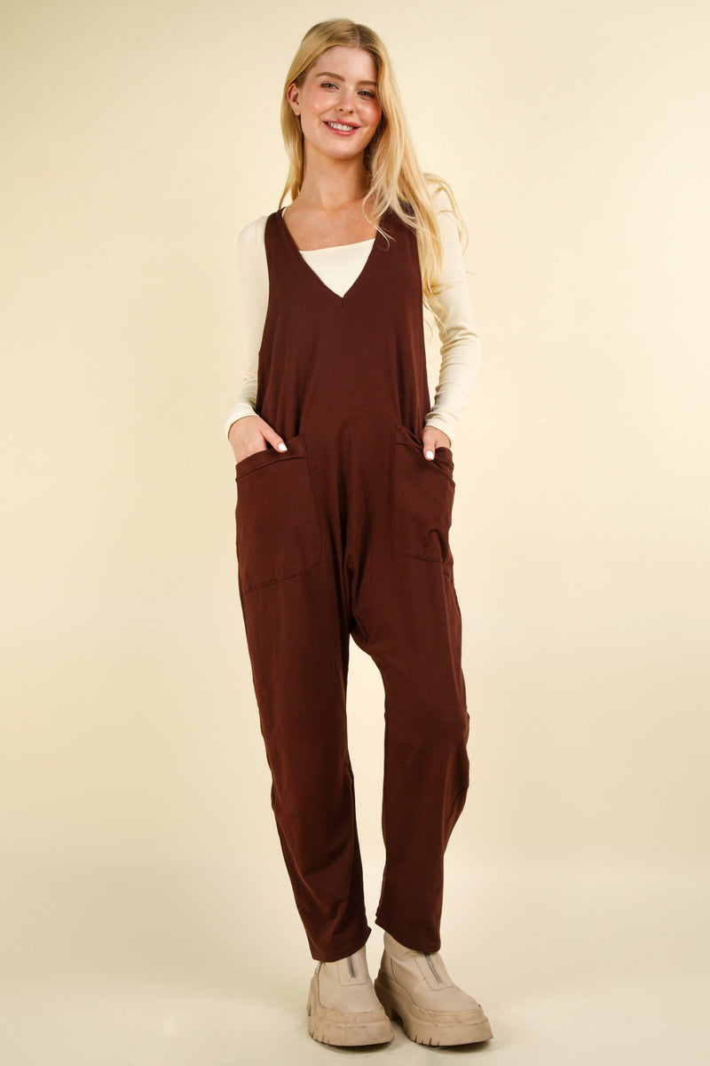 Casual Jumpsuit + Chocolate