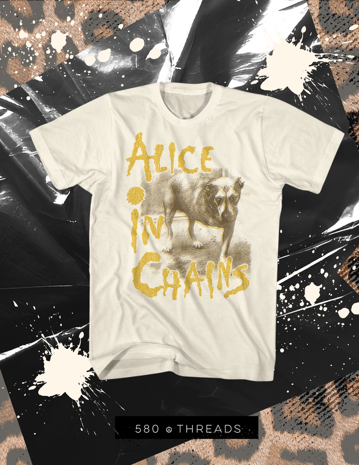 Alice In Chains Sepia Tripod Tee in White