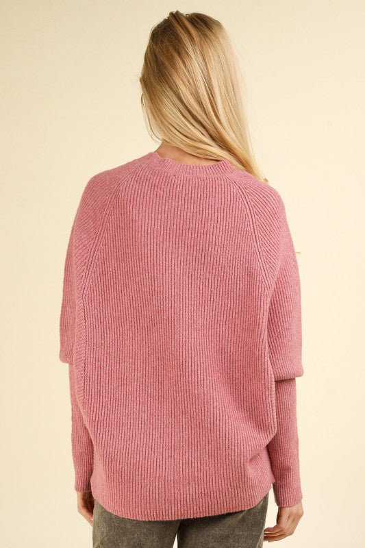 Reece Dolman Sweater + Pink