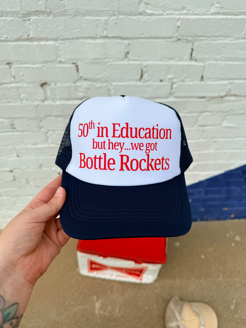 580 Trucker Hat + 50th Navy