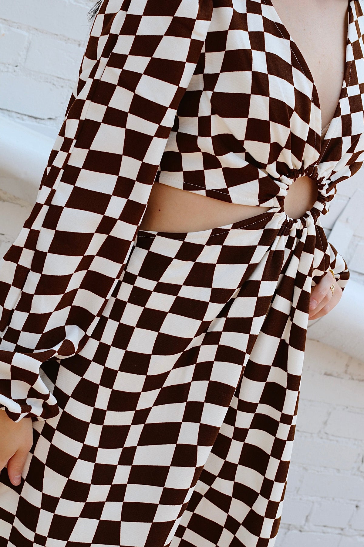 Nyla Checkered Dress