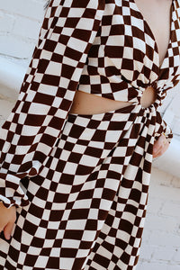 Nyla Checkered Dress