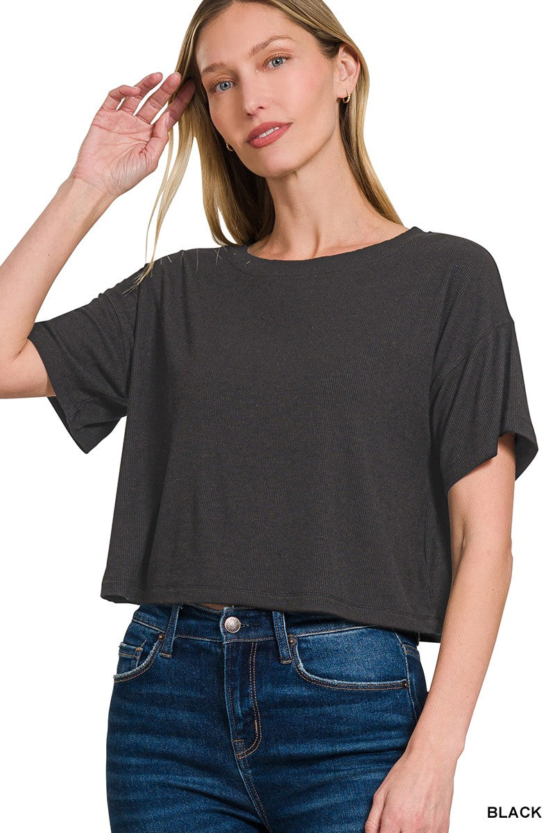 580 Friday Crop Tee + 2 Colors
