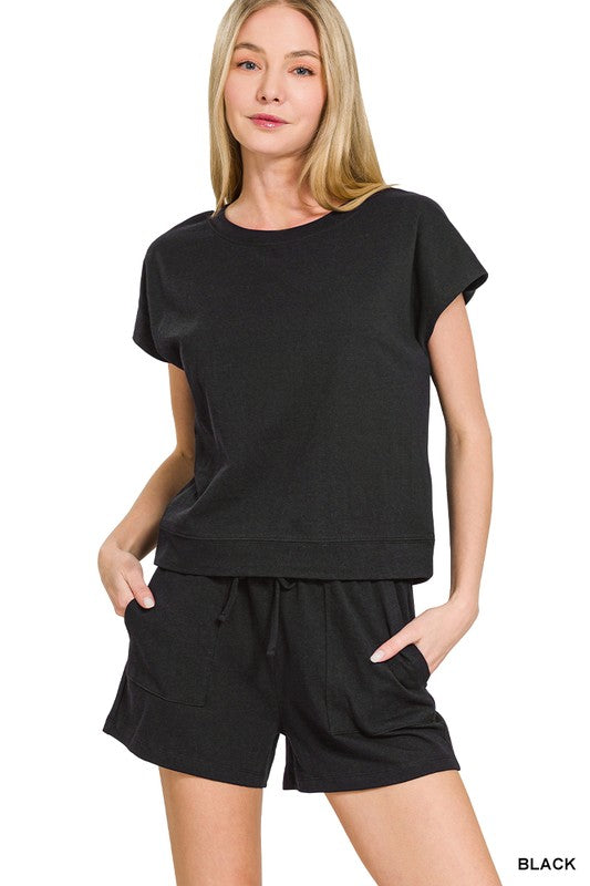 580 Friday Lounge Set in Black
