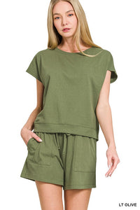 580 Friday Lounge Set in Olive