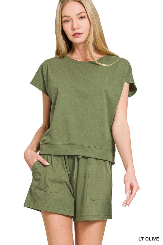 580 Friday Lounge Set in Olive