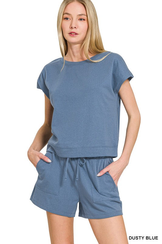 580 Friday Lounge Set in Blue