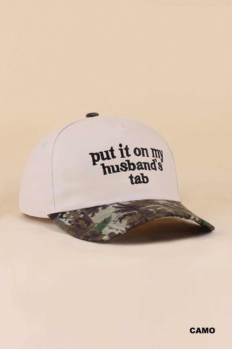 Husbands Tab Hat + Camo