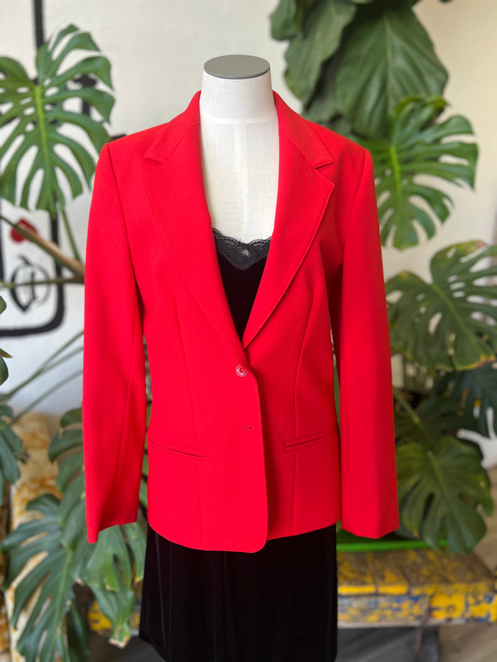 Vault | Red Button Blazer size 10