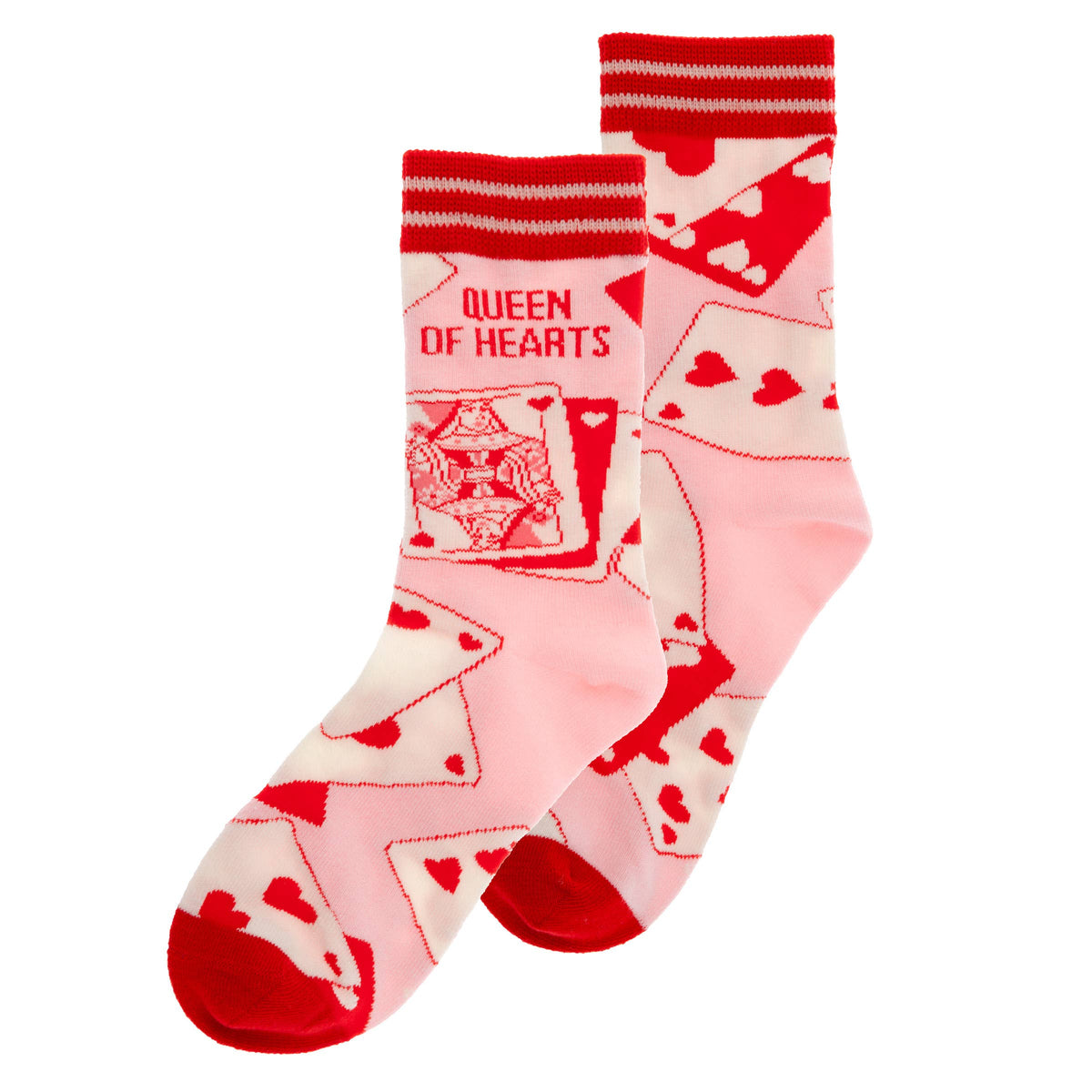 Queen Of Hearts Crew Socks
