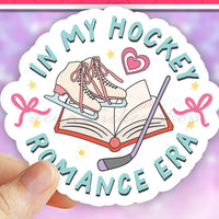 In my hockey romance era sticker 3"