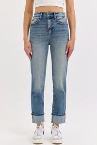 Carrie Cuffed Medium Wash Jeans
